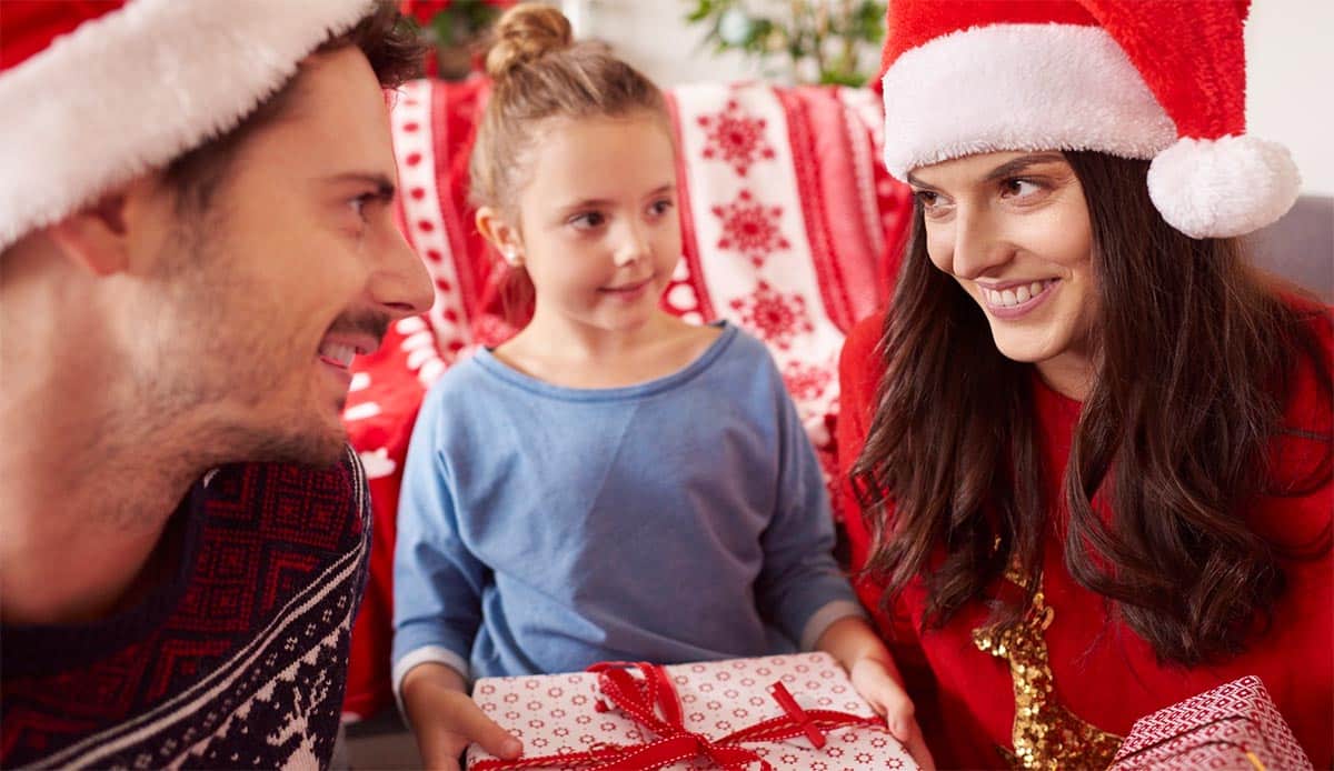 Helpful holiday legal advice on how to co-parent at Christmas.